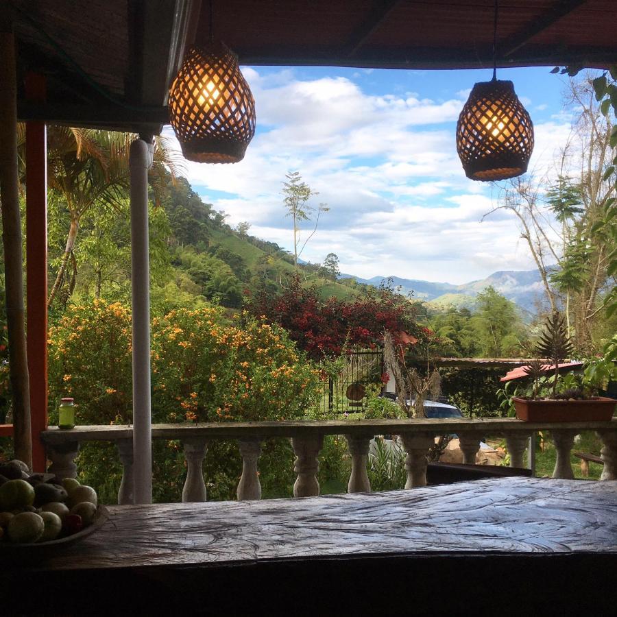 Finca Flora Del Rio, Habitacion Las Orquideas Pijao Dış mekan fotoğraf